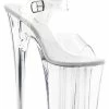 Pleaser Pole Shoes INFINITY-908 Clear Heels