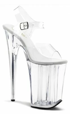 Pleaser Pole Shoes INFINITY-908 Clear Heels
