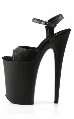 Pleaser INFINITY-909 Black / Black Matte Heels
