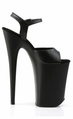Pleaser INFINITY-909 Black / Black Matte Heels