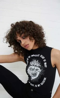 Mary Wyatt Immaculate High Neck Top Clothing