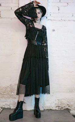 Punk Rave Clothing In Bloom Lace Cardigan