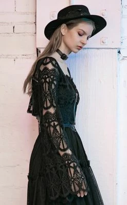 Punk Rave Clothing In Bloom Lace Cardigan