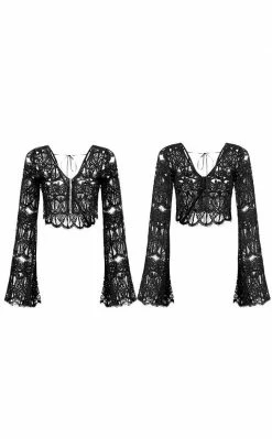 Punk Rave Clothing In Bloom Lace Cardigan