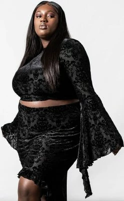 Killstar Incarnate Lace Up Top