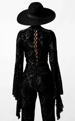 Killstar Incarnate Lace Up Top