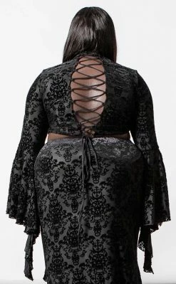 Killstar Incarnate Lace Up Top