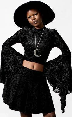 Killstar Incarnate Lace Up Top