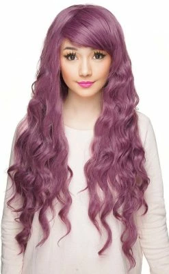 Rockstar Wigs Beauty Isla Long Dusty Plum Wavy Wig