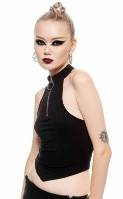 Killstar Ivy Lace Up Crop Top 7 Killstar Ivy Lace Up Crop Top