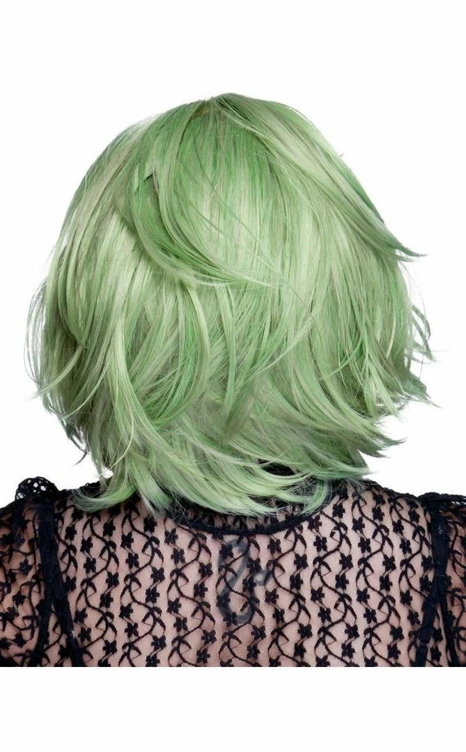 Rockstar Wigs Jade Dark Mint Bobbed Wig 6 Rockstar Wigs Jade Dark Mint Bobbed Wig