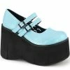 Demonia KERA-08 Baby Blue Platform Mary Janes Shoes 1 Demonia KERA-08 Baby Blue Platform Mary Janes Shoes