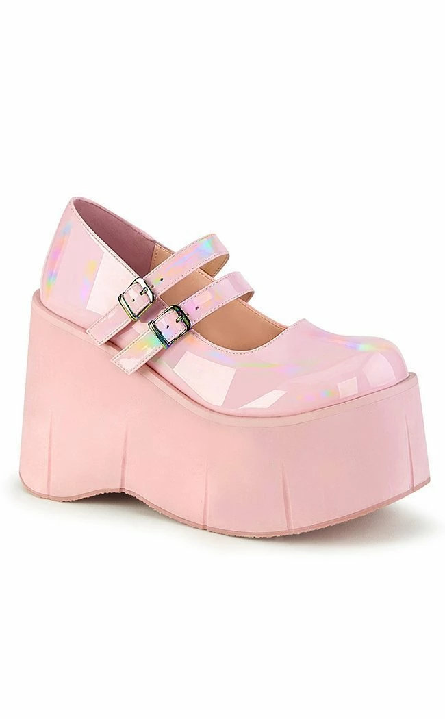 Demonia KERA-08 Baby Pink Platform Mary Janes 7 Demonia KERA-08 Baby Pink Platform Mary Janes