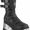Demonia KERA-108 Black Platform Plated Wedge Boots Platform Shoes