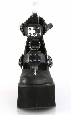 Demonia KERA-12 Black Vegan Leather Platform Mary Janes 12 Demonia KERA-12 Black Vegan Leather Platform Mary Janes