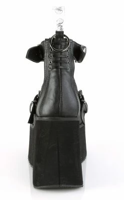 Demonia KERA-12 Black Vegan Leather Platform Mary Janes 14 Demonia KERA-12 Black Vegan Leather Platform Mary Janes