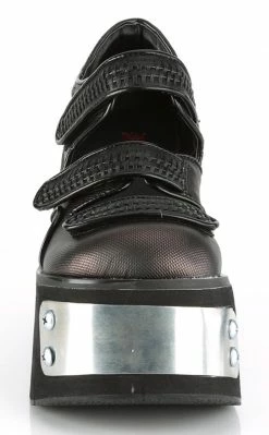 Demonia Shoes KERA-13 Pewter Platform Mary Janes 11 Demonia Shoes KERA-13 Pewter Platform Mary Janes