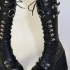 Demonia KERA-200 Black Knee High Platform Boots Shoes