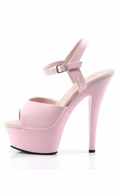 Pleaser KISS-209 Baby Pink Patent Heels Pole Shoes
