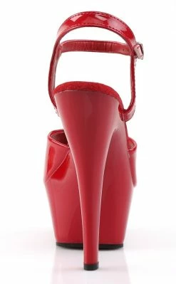 Pleaser KISS-209 Red Patent Heels Pole Shoes