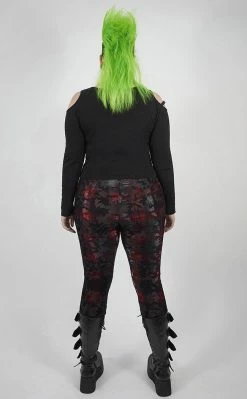 Punk Rave Kenning Velvet Leggings | Plus Size Clothing 10 Punk Rave Kenning Velvet Leggings | Plus Size Clothing