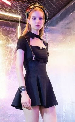 Punk Rave Killswitch Halter Skirt Clothing