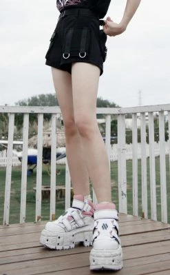 Punk Rave Clothing Kinetic Bondage Shorts