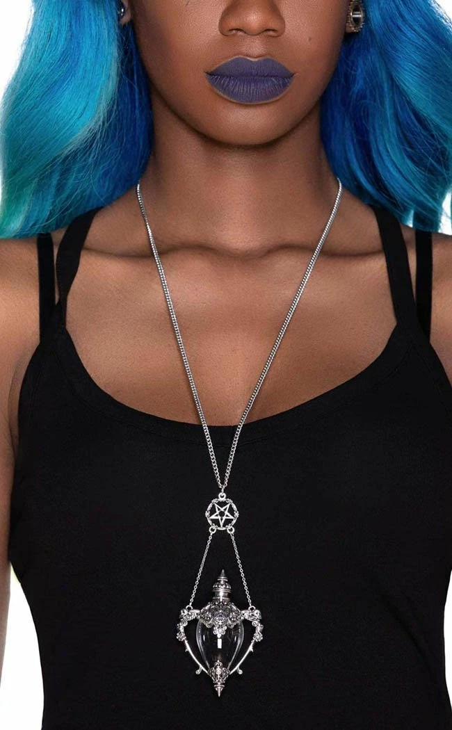 Killstar Kiss Of Death Vial Necklace 3 Killstar Kiss Of Death Vial Necklace