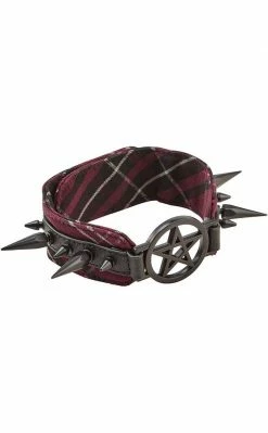 Killstar Kreeper Choker | Blood Tartan