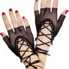 Music Legs Lace Up Fishnet Gloves Accessories