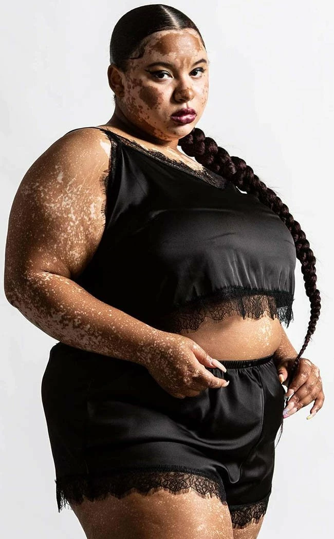 Killstar Lace Of Spades Satin Set 4 Killstar Lace Of Spades Satin Set