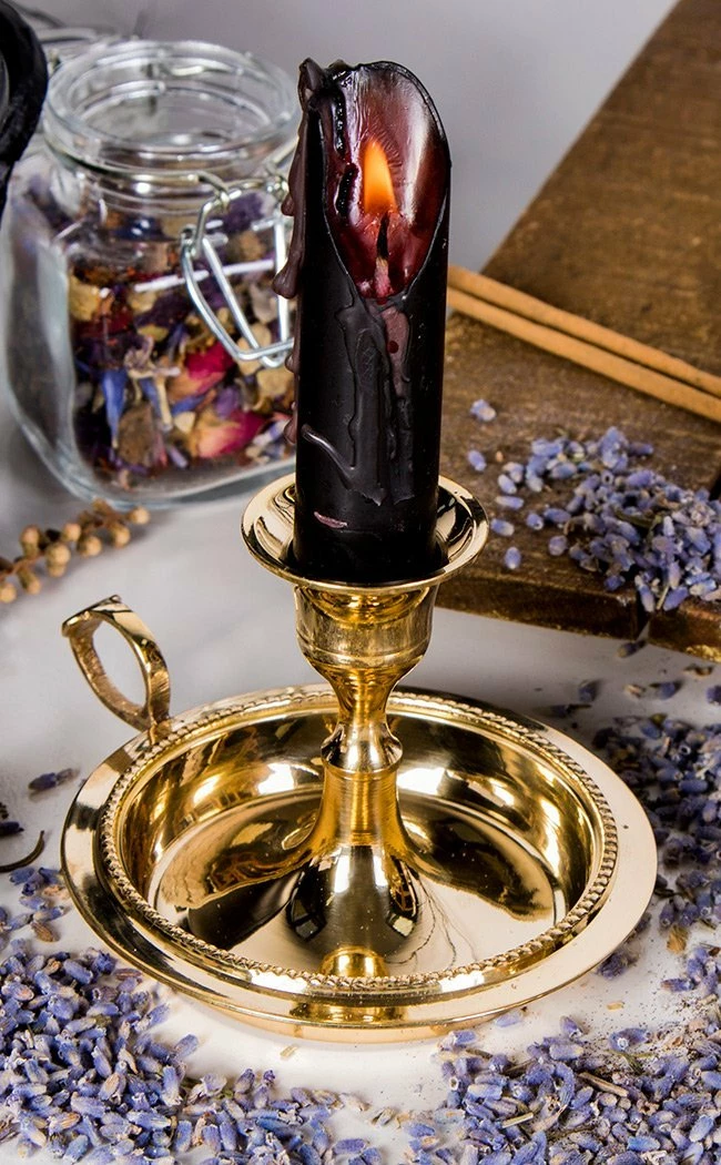 Candles New Arrivals Languid Flicker Candle Holder | Brass 6 Candles New Arrivals Languid Flicker Candle Holder | Brass