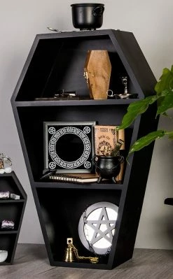 The Haunted Mansion Large Curiosity Cabinet Coffin Book Shelf