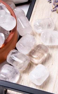 Crystals Large Tumbled Stones | Clear Quartz