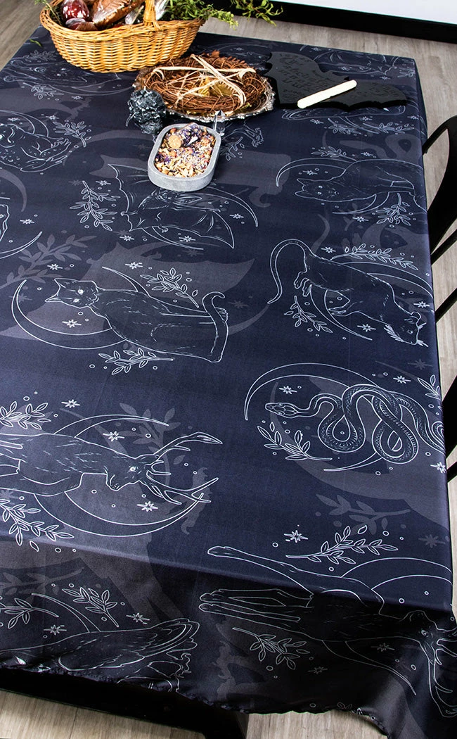 The Haunted Mansion Les Familiers Large Tablecloth Home & Gifts 7 The Haunted Mansion Les Familiers Large Tablecloth Home & Gifts