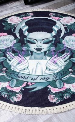 Rose Demon Home & Gifts Light Of My Life Fringed Rug