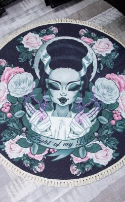 Rose Demon Home & Gifts Light Of My Life Fringed Rug 8 Rose Demon Home & Gifts Light Of My Life Fringed Rug