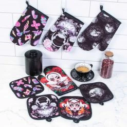Rose Demon Light Of My Life Oven Mitt Set