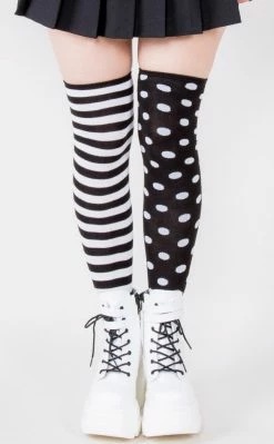 Music Legs Li'l Miss Matched Stockings Clothing