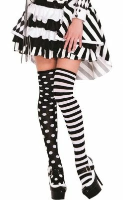 Music Legs Li'l Miss Matched Stockings Clothing