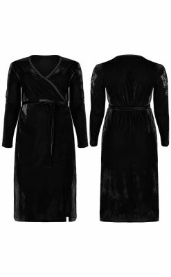 Punk Rave Livia Velvet Dress | Plus Size