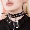 Cold Black Heart Living Dread Spiked Choker