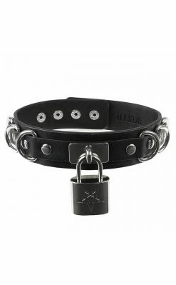 Killstar Lock N' Load Padlock Choker