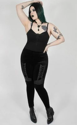 Punk Rave Clothing Lock And Key Cropped Cami | Plus Size