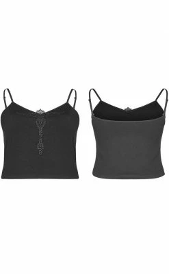 Punk Rave Clothing Lock And Key Cropped Cami | Plus Size