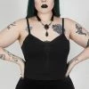 Punk Rave Clothing Lock And Key Cropped Cami | Plus Size