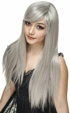 Rockstar Wigs Lolita Doll Bella Silver Wig