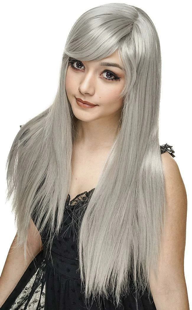 Rockstar Wigs Lolita Doll Bella Silver Wig 4 Rockstar Wigs Lolita Doll Bella Silver Wig