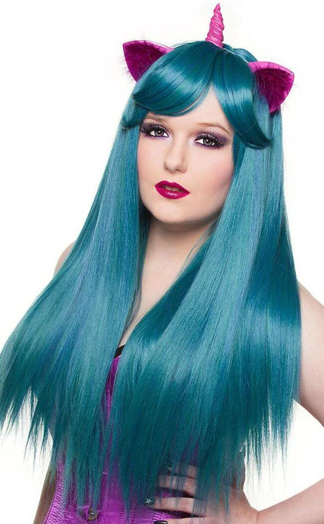 Rockstar Wigs Beauty Lolita Doll Bella Turquoise Wig 4 Rockstar Wigs Beauty Lolita Doll Bella Turquoise Wig