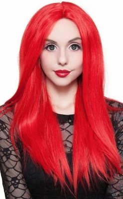 Rockstar Wigs Long Straight 24" Red Lace Front Wig Beauty